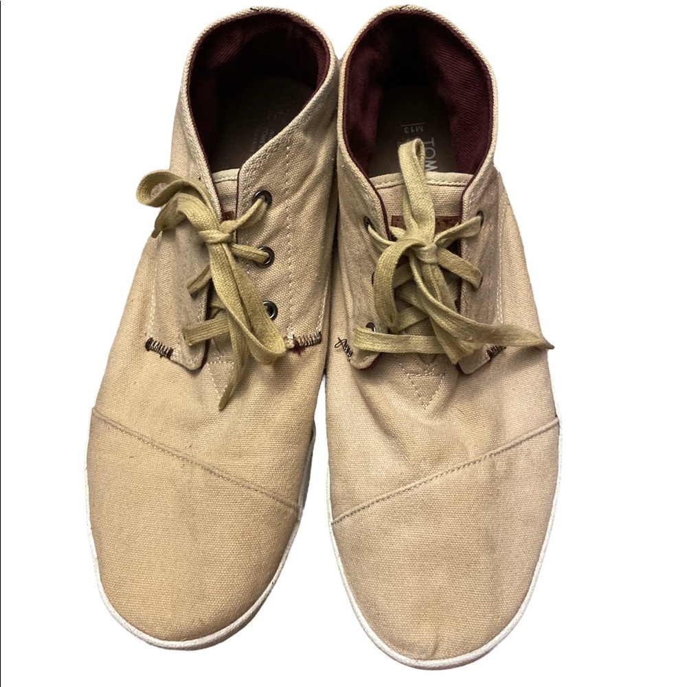 Toms brand size 13 men canvas shoes